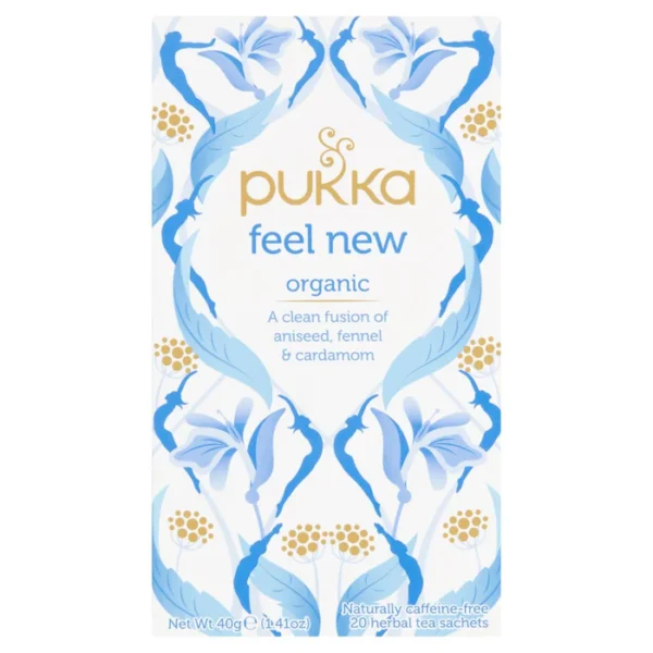 Pukka Feel New Tea Bags 20 per pack