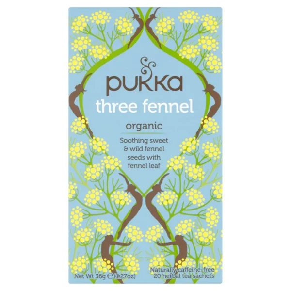 Pukka Organic Three Fennel Tea Bags 20 per pack
