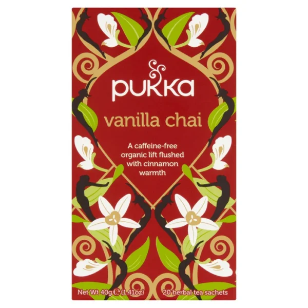 Pukka Organic Vanilla Chai Tea Bags 20 per pack