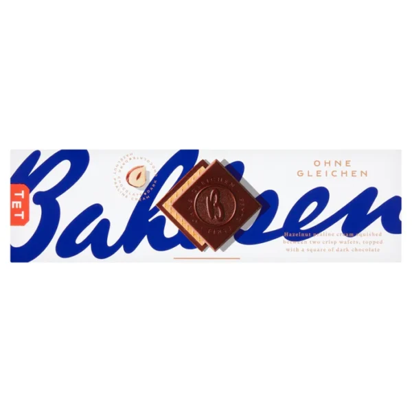 Bahlsen Ohne Gleichen Dark Chocolate Praline Wafer Biscuits 125g
