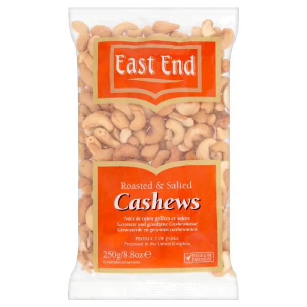 East End Roasted Cashew Nuts 250g