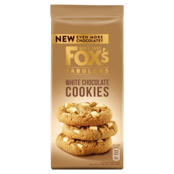 Fox's Biscuits White Chocolate Chunkie Cookie 180g
