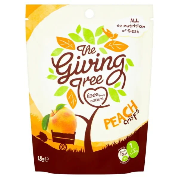 The Giving Tree Freeze Dried Peach Crisps 18g - Special Offer