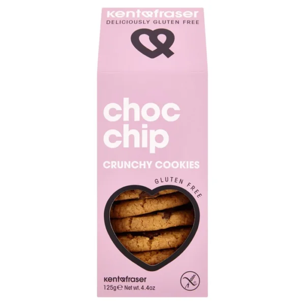 Kent & Fraser Gluten Free Chocolate Chip Crunchy Cookies 125g - Special Offer