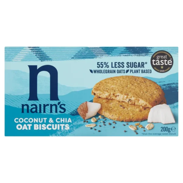 Nairn's Coconut & Chia Seed Oat Biscuit 200g
