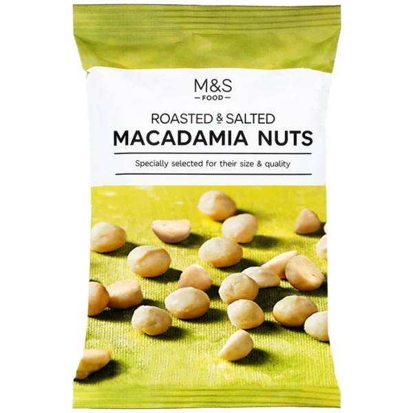 M&S Roasted & Salted Macadamia Nuts 100g
