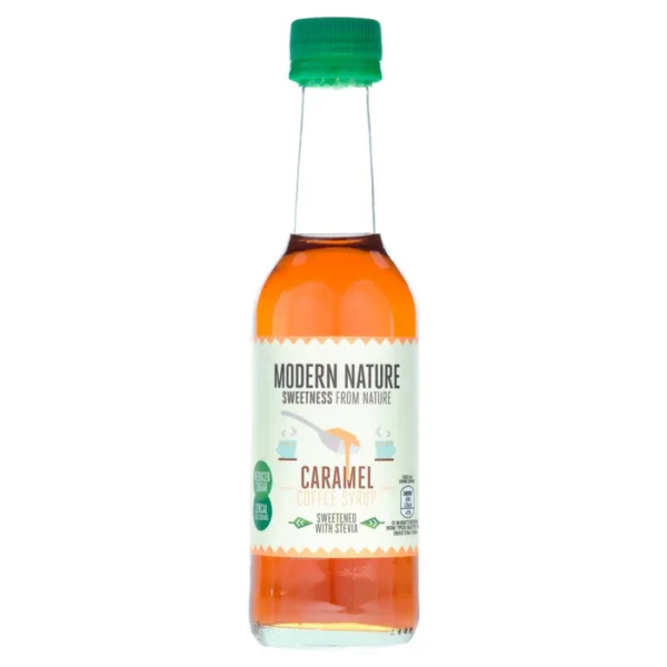 Modern Nature Caramel Coffee Syrup Reduced Sugar 250ml