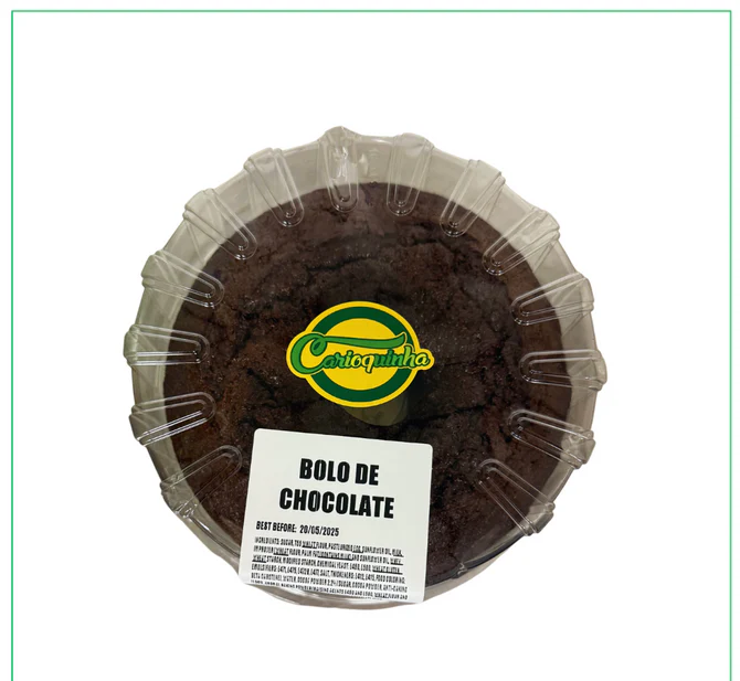Bolo de Chocolate / Chocolate Cake CARIOQUINHA - 500g