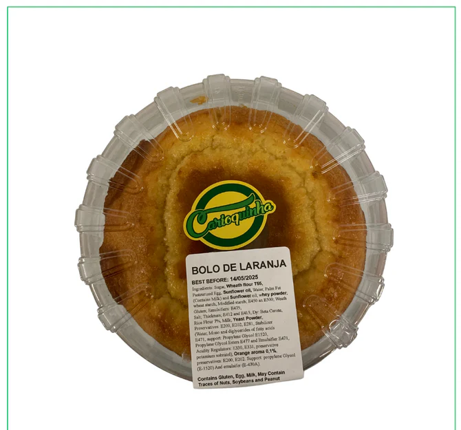 Bolo de Limão / Lemon Cake CARIOQUINHA - 500g