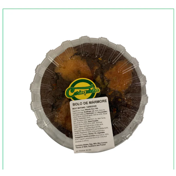 Bolo de Mármore / Marble Cake CARIOQUINHA - 500g