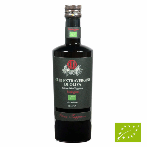 Bio Taggiasca Monocultivar - 500 ml d'huile d'olive extra vierge biologique - Olio Calvi