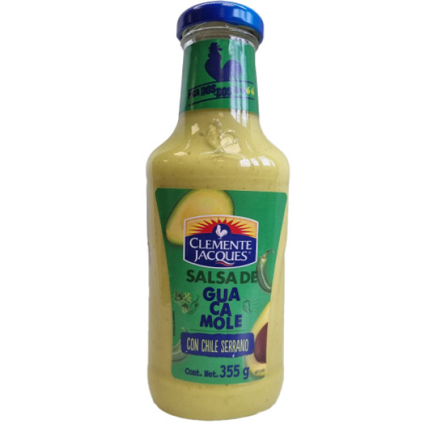 Clemente Jacques Guacamole Sauce with Serrano 355g