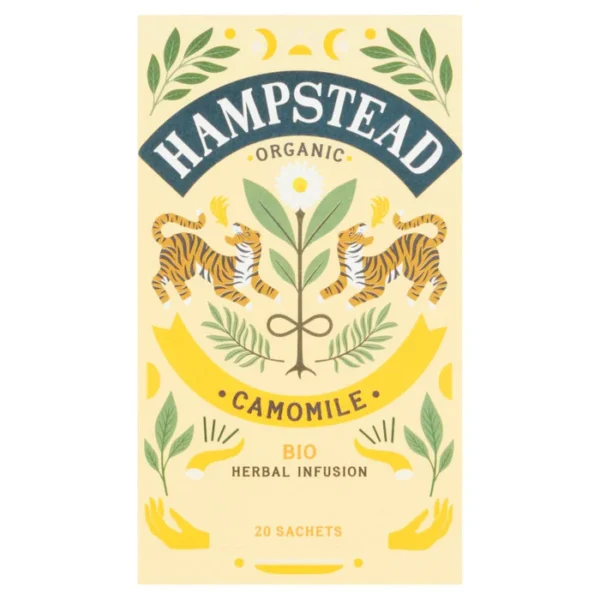 Camomile Infusion Organic Hampstead Tea 20 per pack