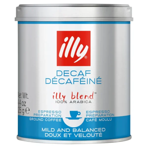 illy Ground Decaf Coffee 125g