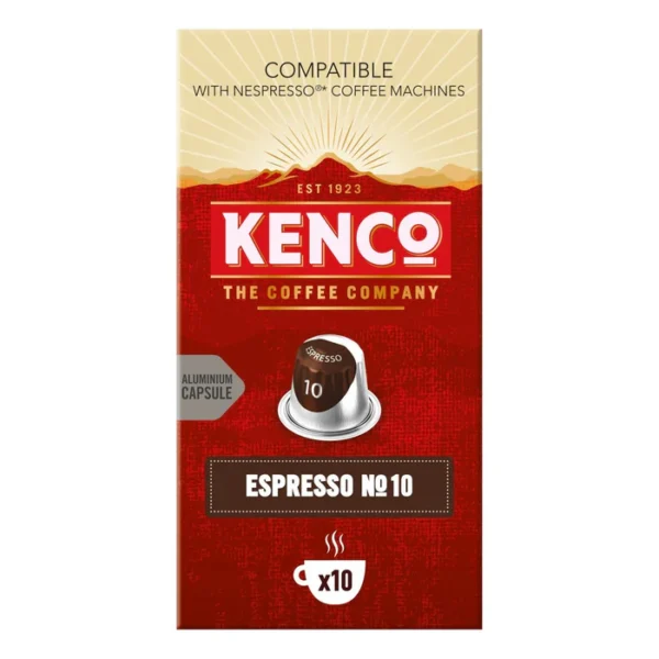 Kenco Rich Intensity 10 Coffee Capsules 10 per pack
