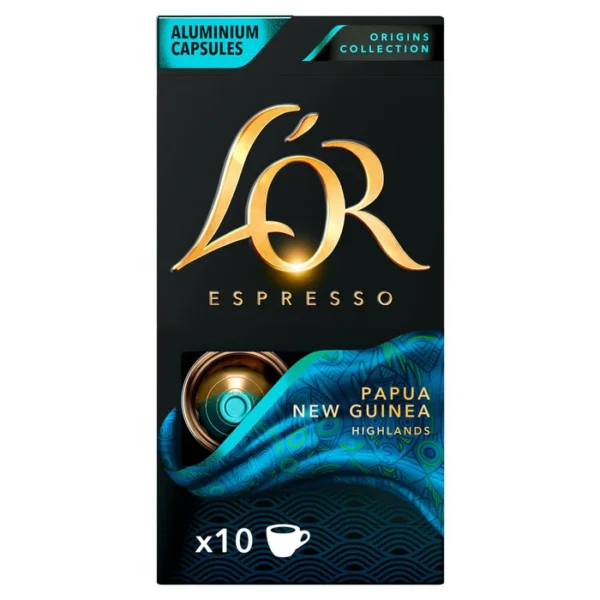 L'OR Origins Papua New Guinea Intensity 7 Coffee Pods 10 per pack
