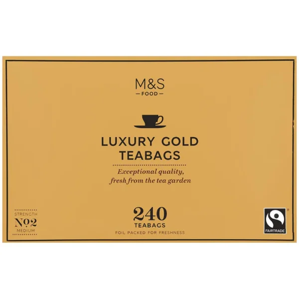 M&S Gold Teabags 240 per pack