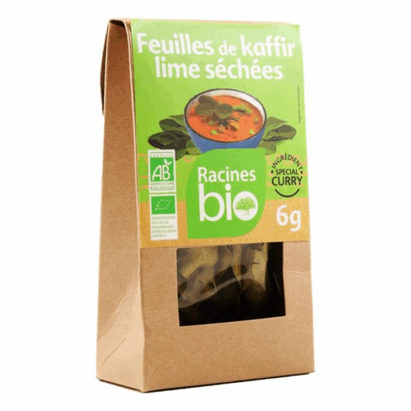FEUILLES DE KAFFIR SECHEES RACINES BIO 6G