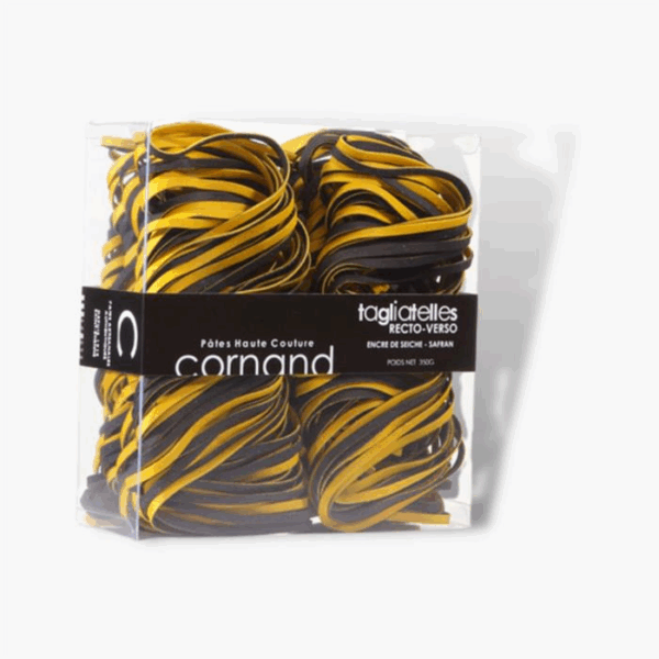 TAGLIATELLES LIGNE EXQUISE ENCRE DE SEICHE/SAFRAN 380G