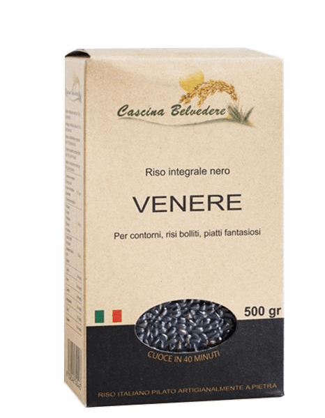 RIZ NOIR VENERE BOITE CARTON BELVEDERE 500 G