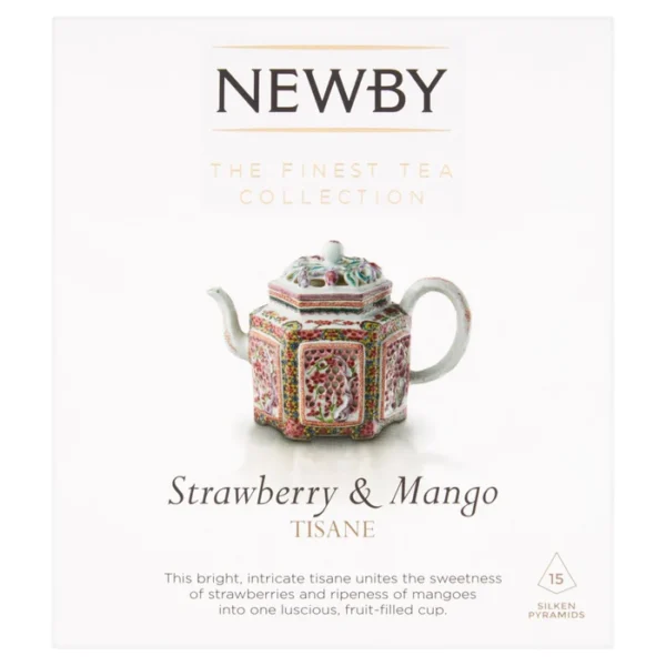 Newby Teas Strawberry & Mango Silken Pyramids 15 per pack