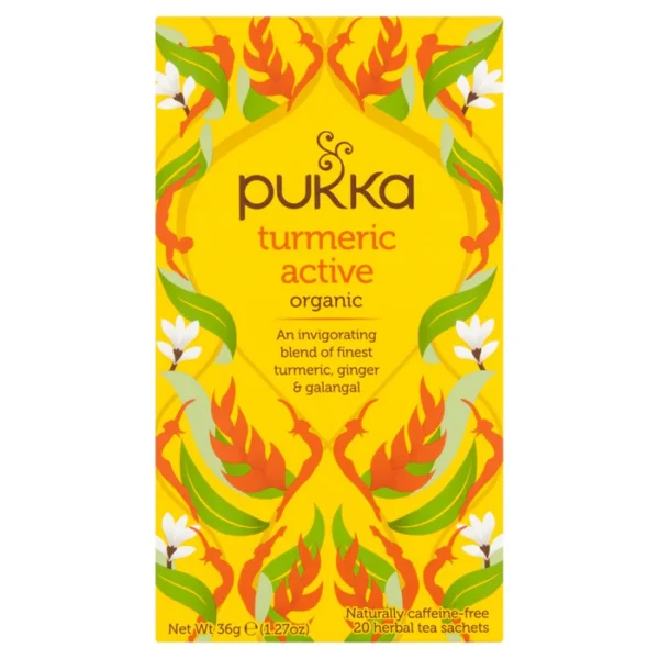 Pukka Turmeric Active Herbal Tea Bags 20 per pack