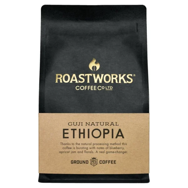 Roastworks Ethiopia Natural Ground Coffee 200g