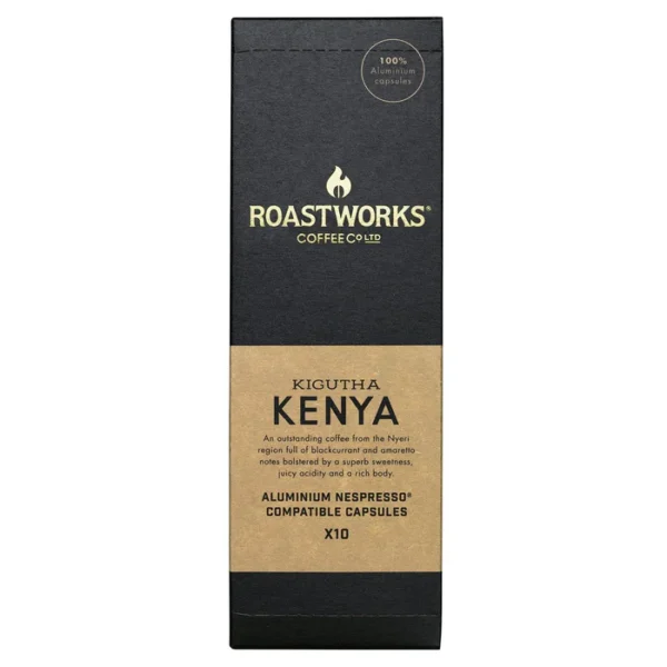 Roastworks Kenya Nespresso Compatible Capsules 10 per pack