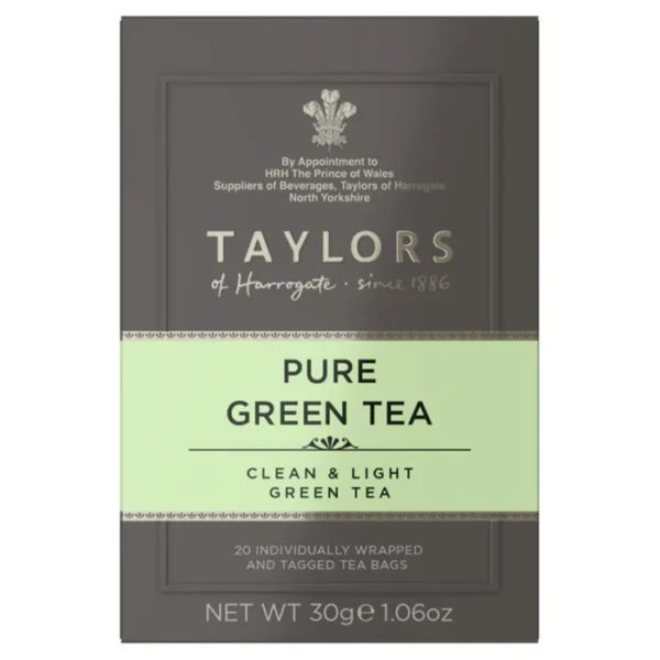 Taylors Pure Green Tea Teabags 20 per pack