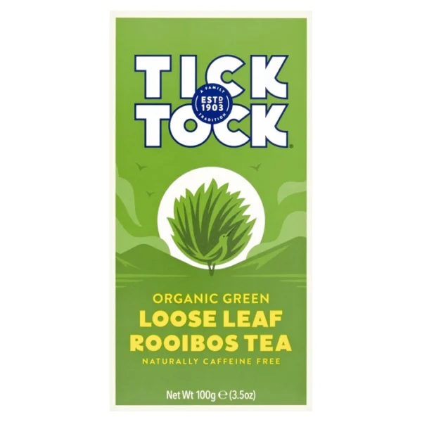 Tick Tock Organic Rooibos Loose Leaf Tea 100g