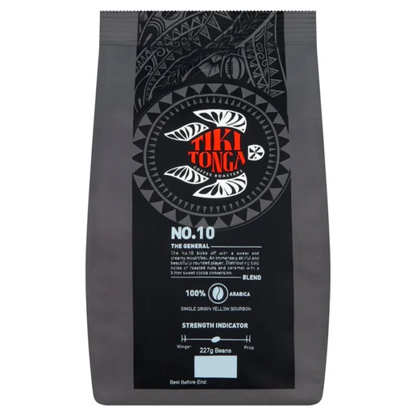 Tiki Tonga Blend No.10 Whole Coffee Beans 227g
