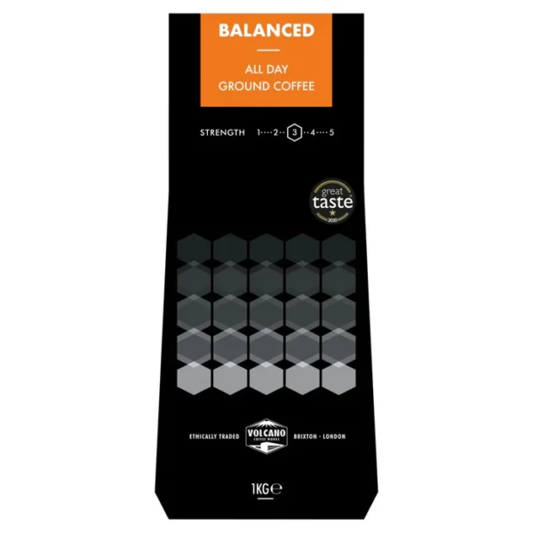 Volcano Coffee Works Balanced All Day Ground Coffee 1kg