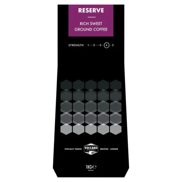 Volcano Coffee Works Reserve Rich Sweet Ground Coffee 1kg