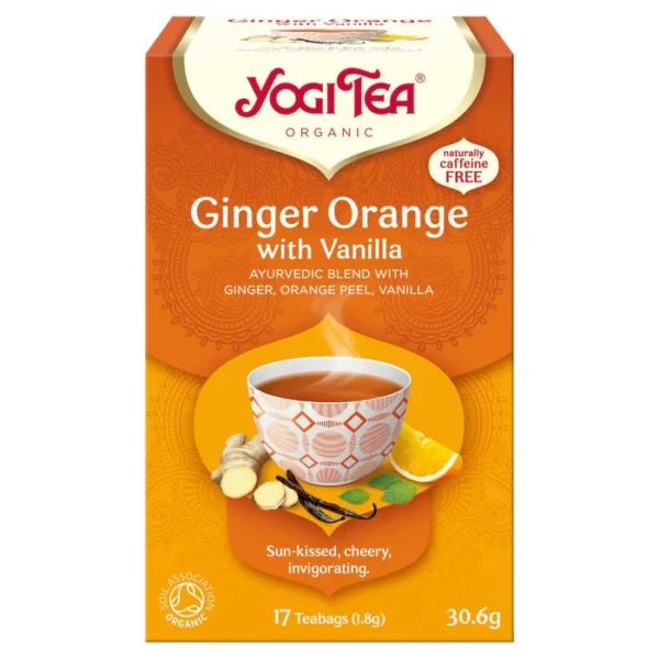 Yogi Tea Organic Ginger Orange with Vanilla Tea Bags 17 per pack