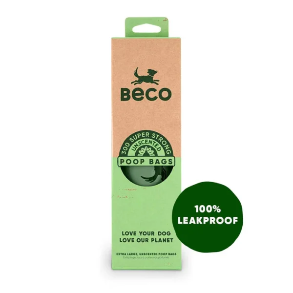 Beco Dog Poop Bags Large Unscented 300 per pack