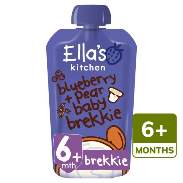 Ella's Kitchen Baby Brekkie Blueberry & Pear 100g