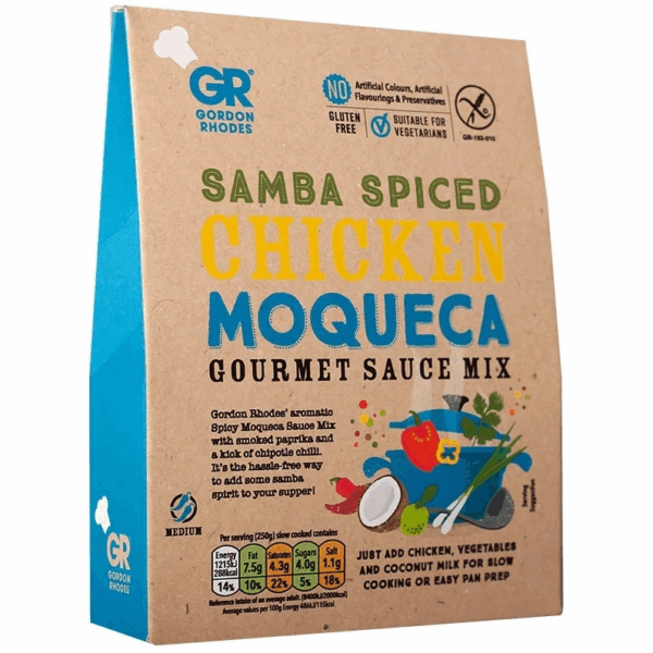 Gordon Rhodes Samba Poulet Épicé Moqueca Mélange De Sauce Gourmande 75g