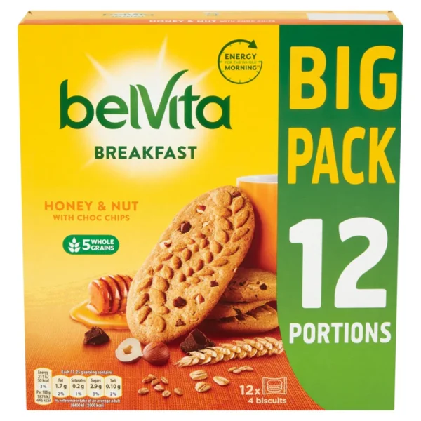 Belvita Honey & Nuts Big Pack 12 per pack