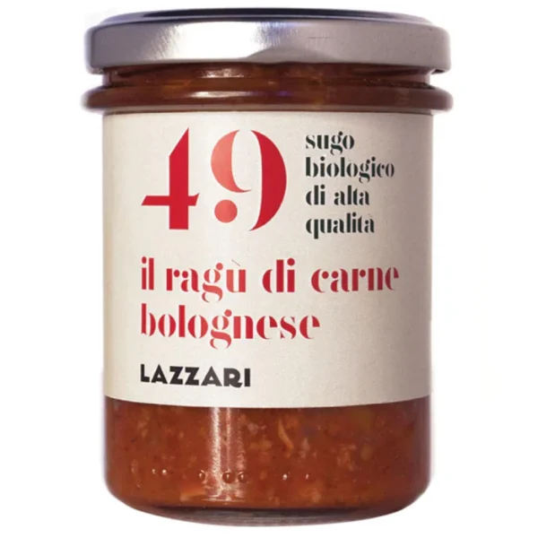 Lazzari Organic 49 Bolognese Ragu Pasta Sauce 180g