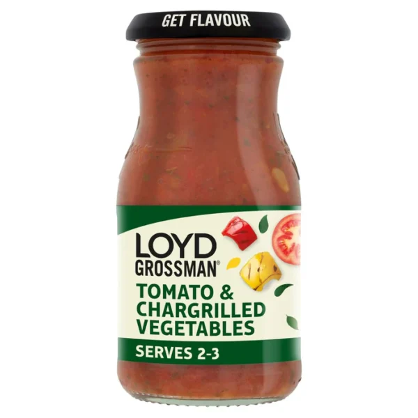 Loyd Grossman Tomato & Chargrilled Vegetable Sauce 350g