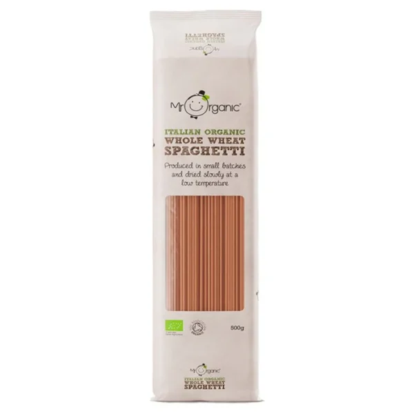 Mr Organic Whole Wheat Spaghetti 500g