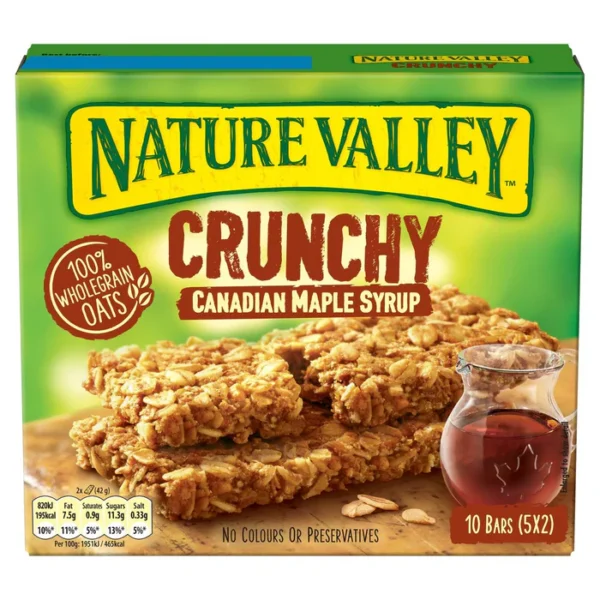 Nature Valley Crunchy Maple Syrup Cereal Bars 5 x 42g