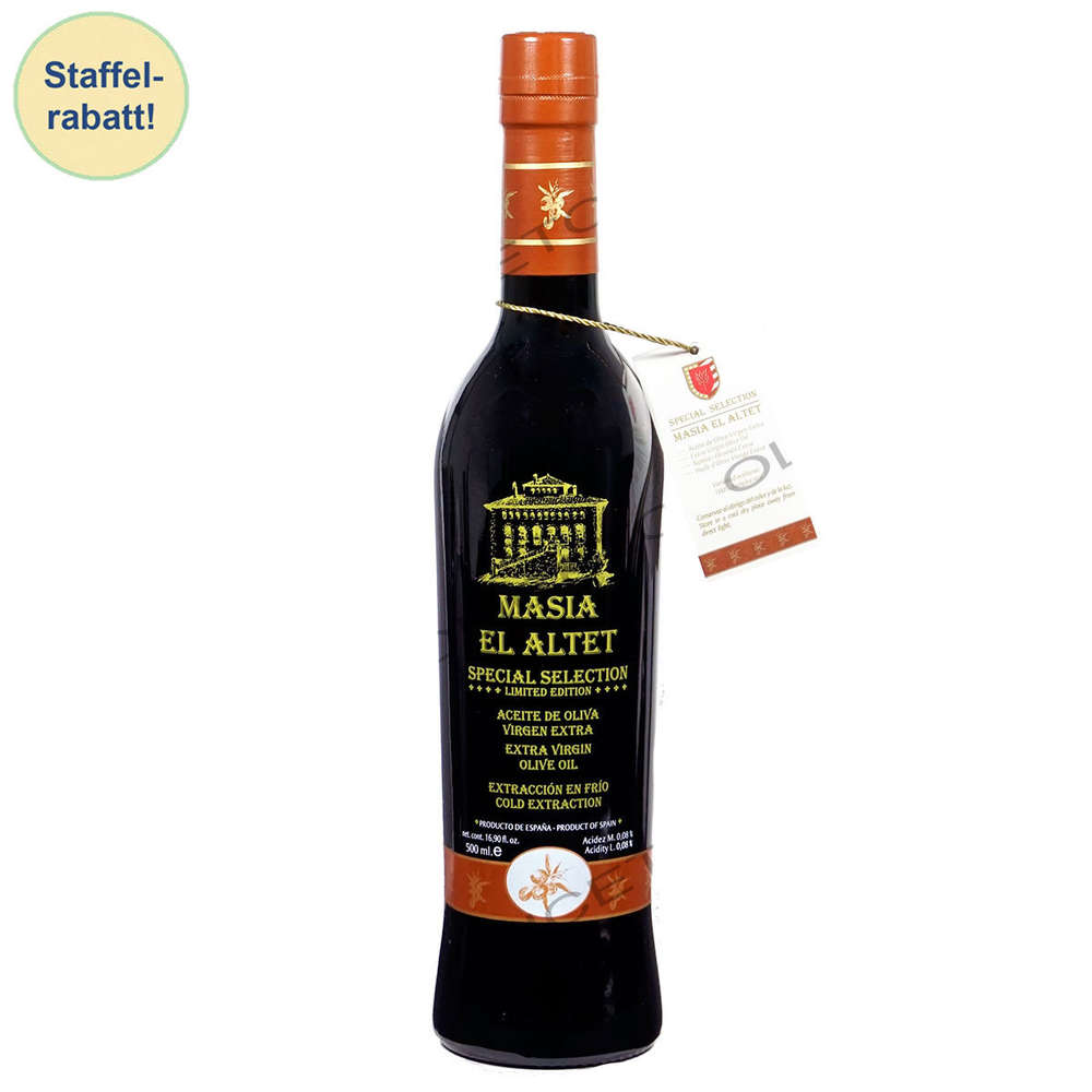 Huile d'Olive Sélection Spéciale 500ml - Masia El Altet - Aceite de Oliva Virgen Extra