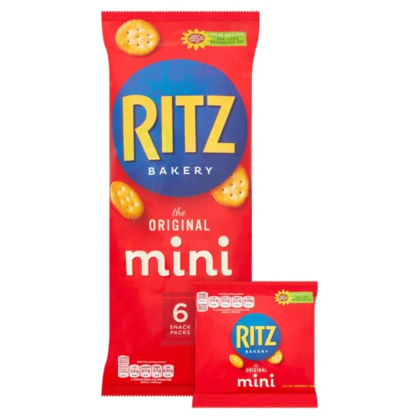 Mini Ritz Crackers Original 6 per pack