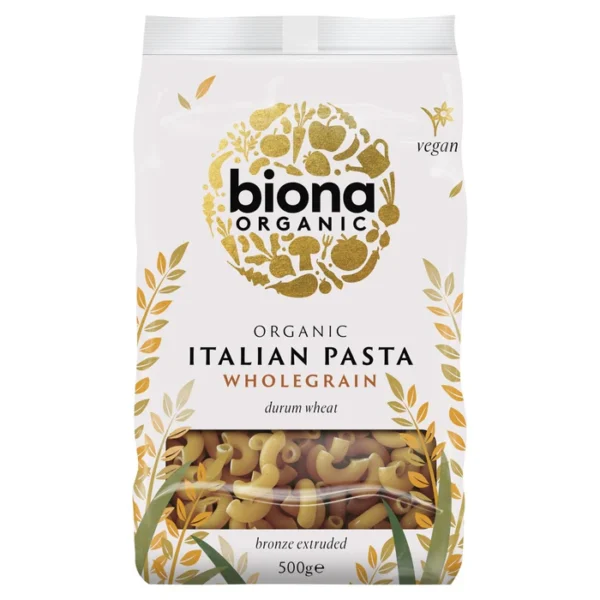 Biona Organic Whole Macaroni 500g