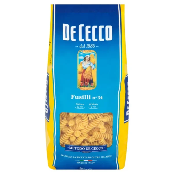 De Cecco Fusilli Pasta 500g - Special Offer