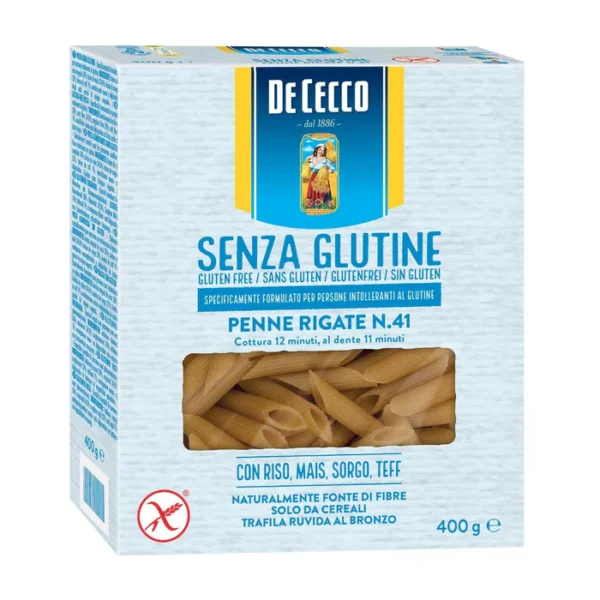De Cecco Gluten Free Pasta Penne Rigate 400g