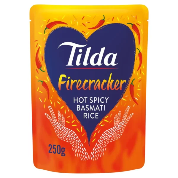 Tilda Microwave Hot Firecracker Basmati Rice 250g
