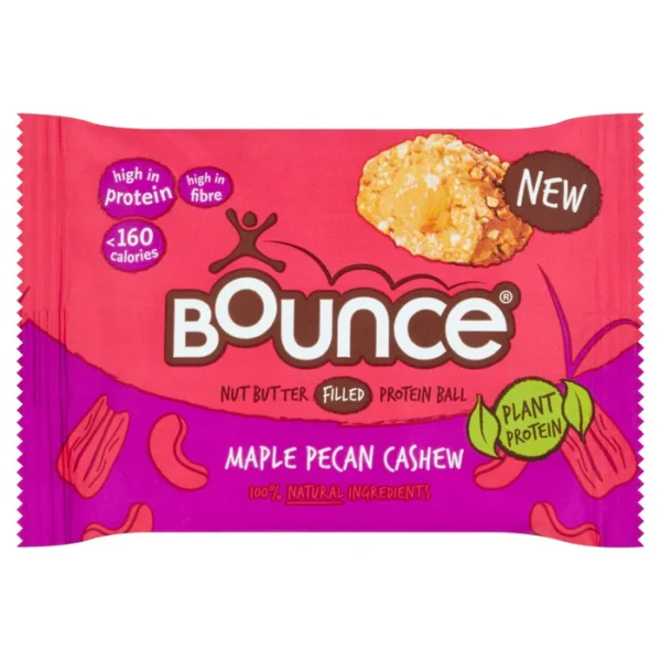Bounce Plant Protein Maple Pecan Cashew Ball 35g