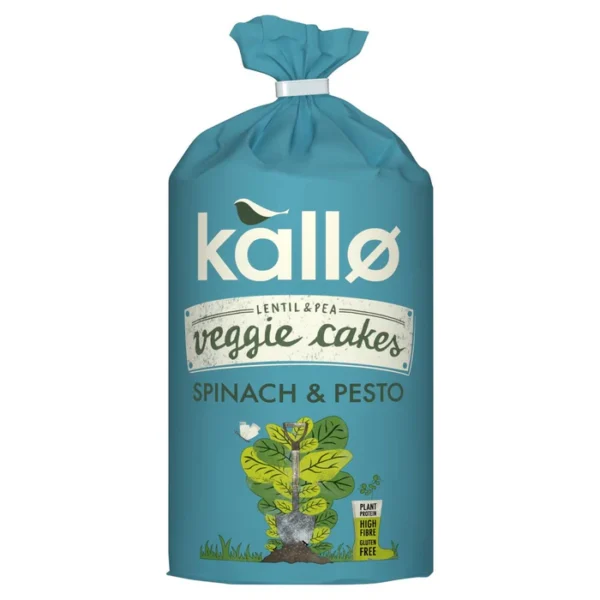 Kallo Spinach & Pesto Veggie Cakes 122g